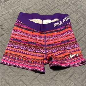 Nike Pro print shorts